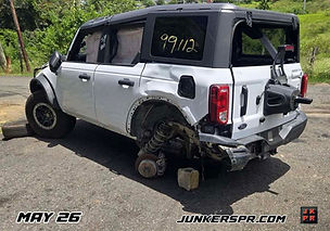 piezas de FORD BRONCO 2023 en JUNKER TOSADO; recibido en MAY 26