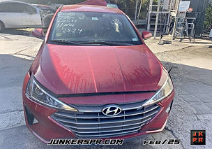 piezas de HYUNDAI ELANTRA 2020 en JUNKER GURABO; recibido en FEB 25