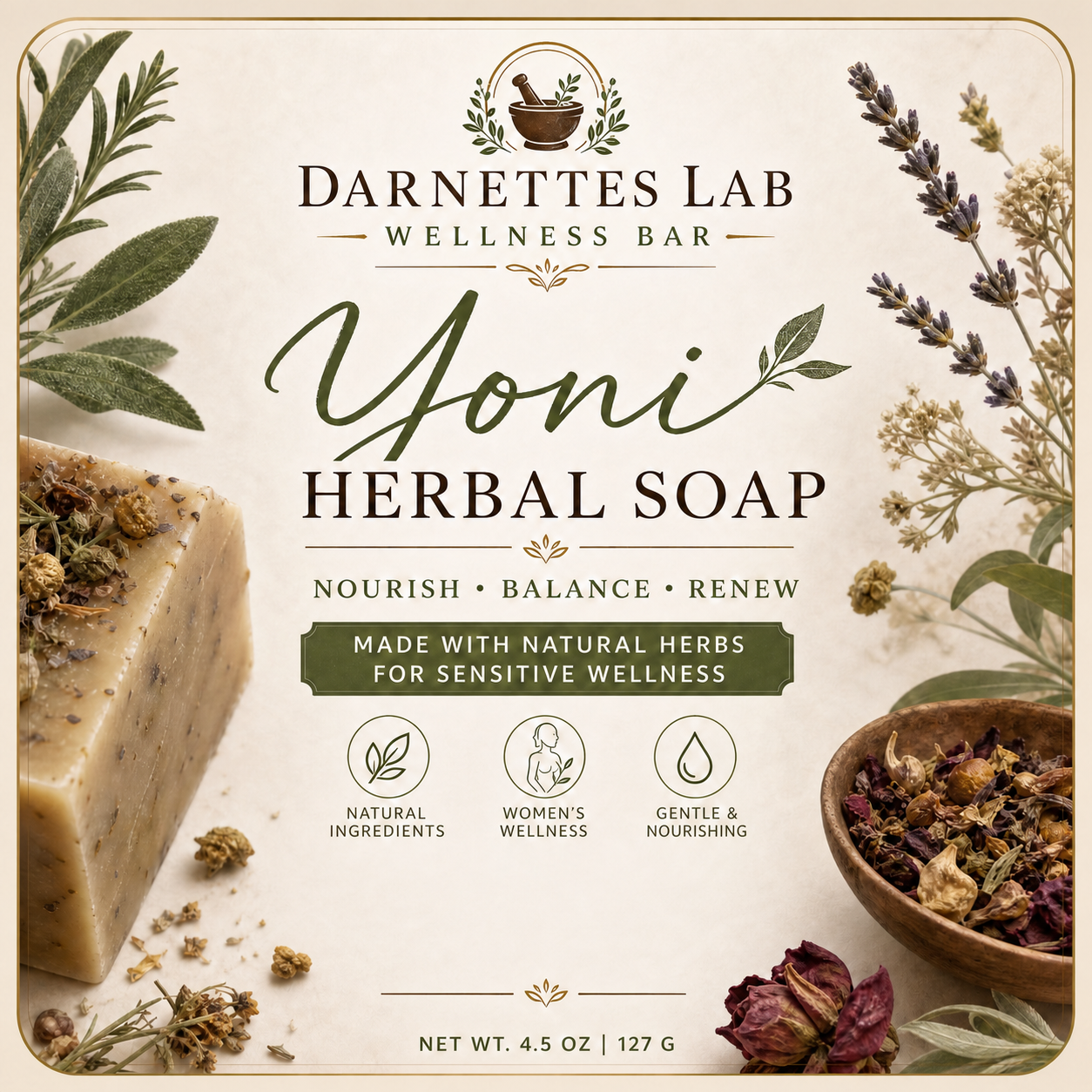 Yoni Herbal Soap