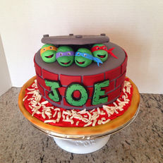 Turtle ninja cake