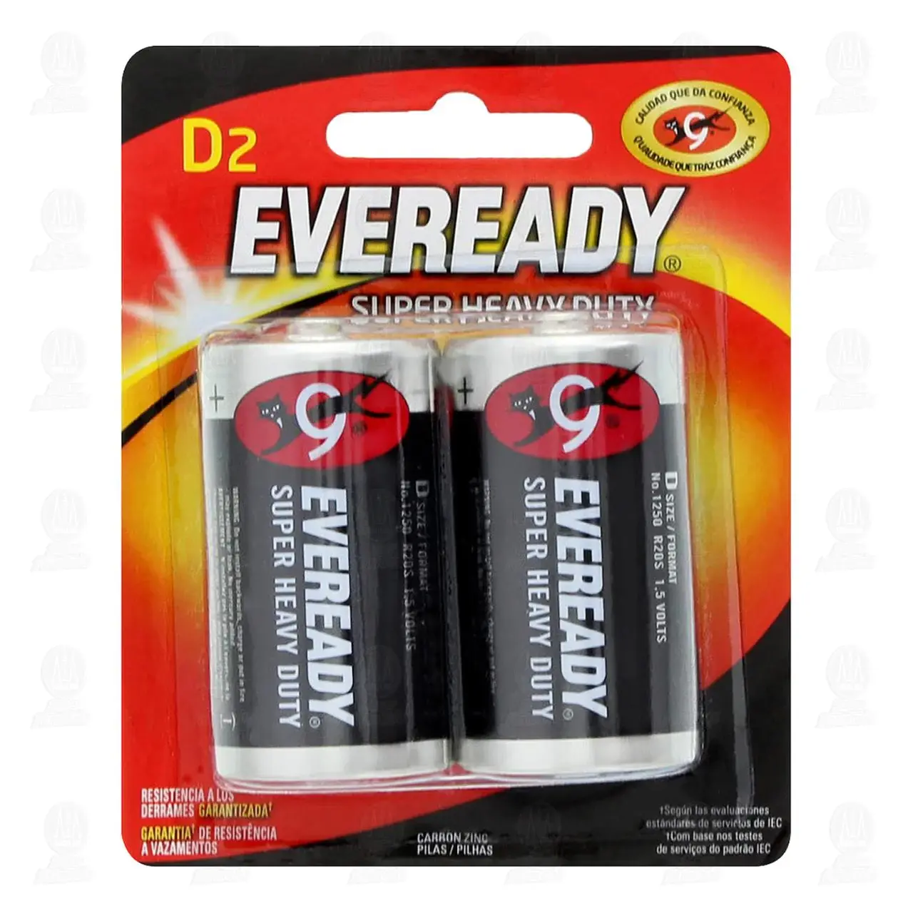 Pilas eveready tipo D