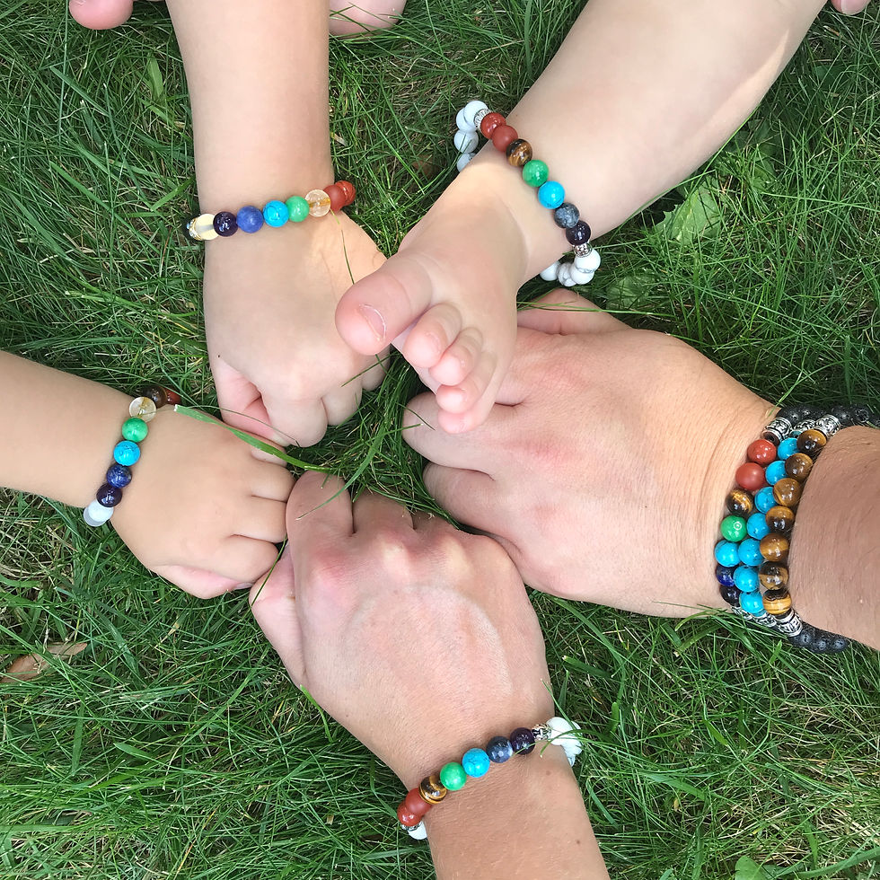 The Presence Store Introduces The Heart Happy Signature and I Am Chakra Bracelets