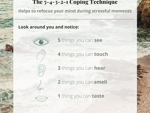 Grounding Technique: 5-4-3-2-1