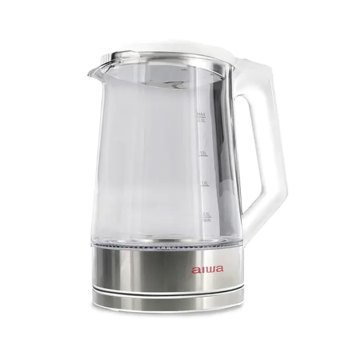 AIWA WTK1-1001-WHT Electric Kettle 8.4 Cups, White
