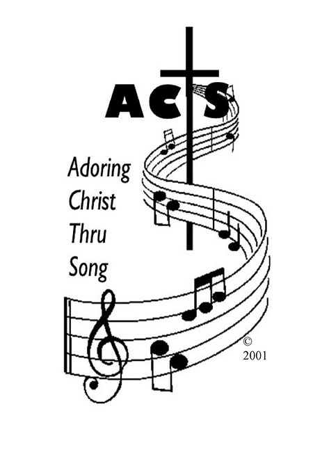 Adoring Christ thru Song Logo