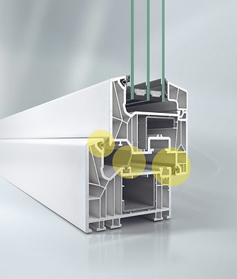 znotranji pogled okna in njegovih tesnil