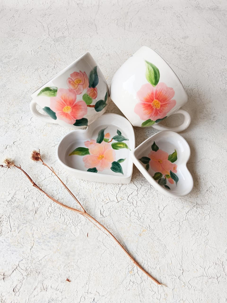 Thumbnail: floral Heart shape trinket