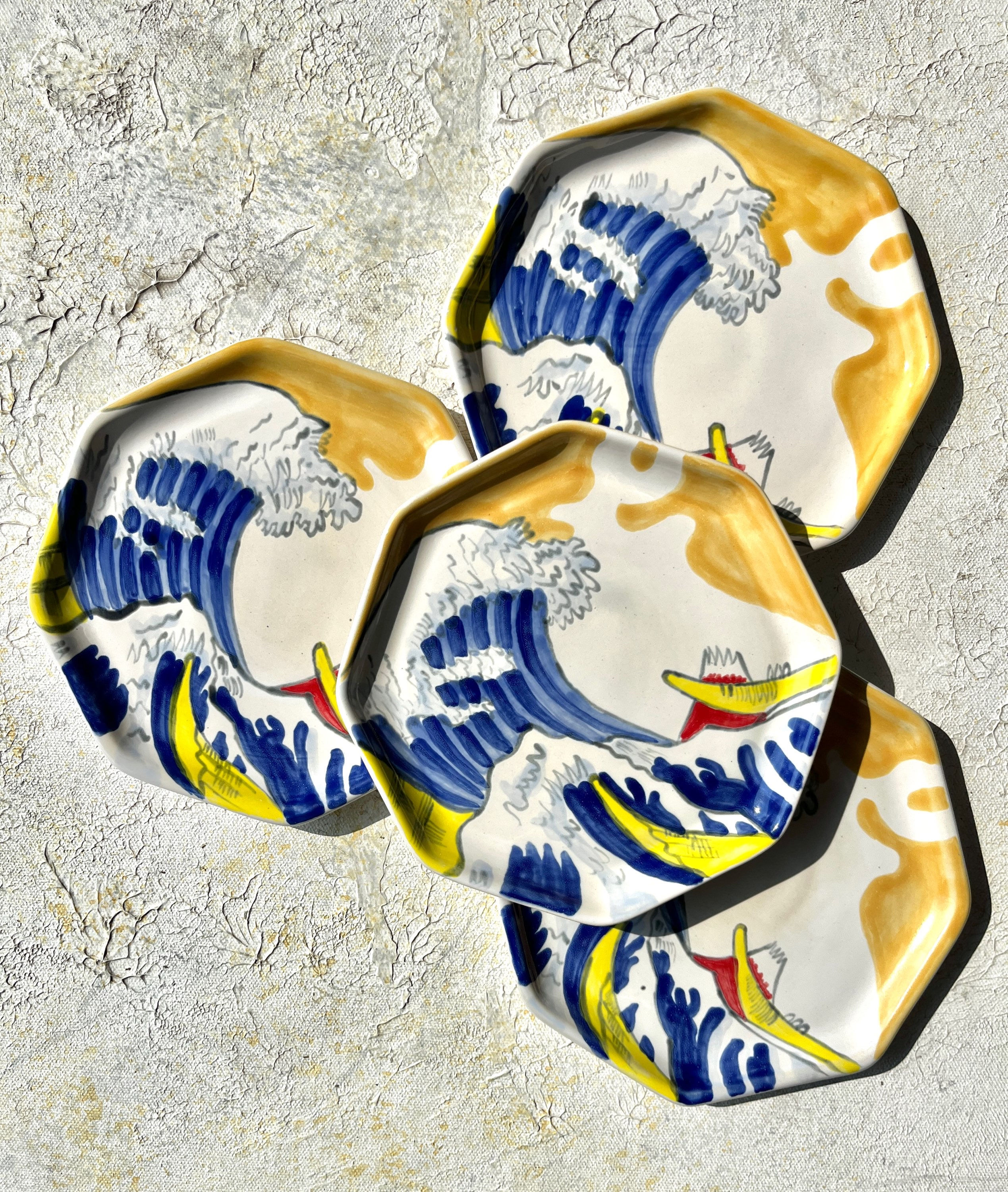 Octagon plates (4pcs) 