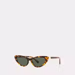 These are true autumn color palette cat-eye sunglasses.