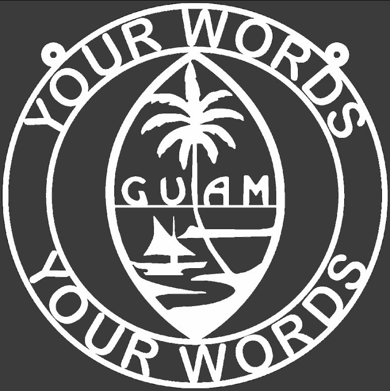 Guam Personalized Weatherproof Sign