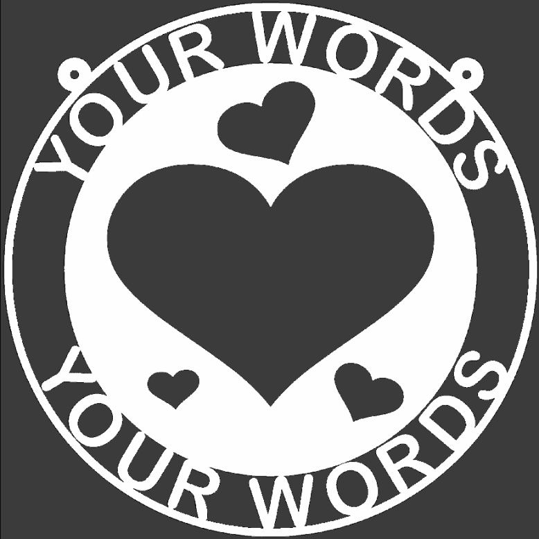 4 Hearts Personalized Weatherproof Sign