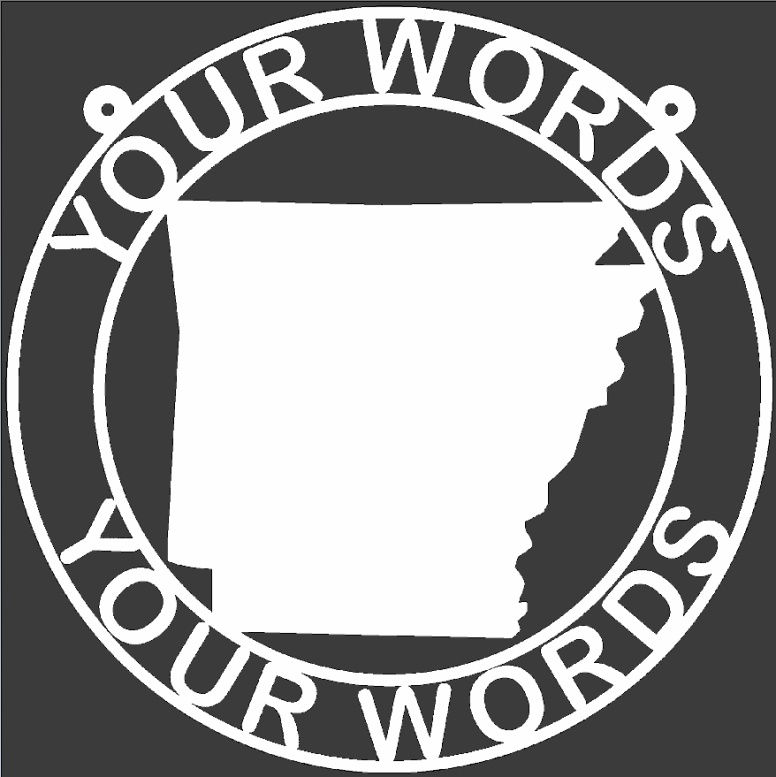 Arkansas Personalized Weatherproof Sign