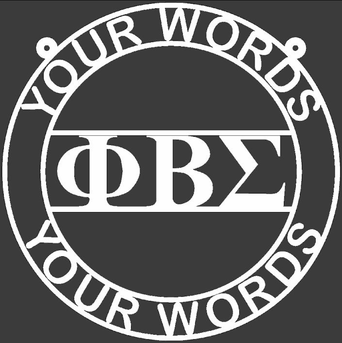 Phi Beta Sigma Personalized Weatherproof Sign