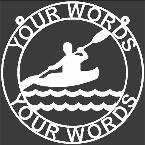 Kayaking Sign Kayaking Personalized Weatherproof Sign | Made in the USA | In-An ...