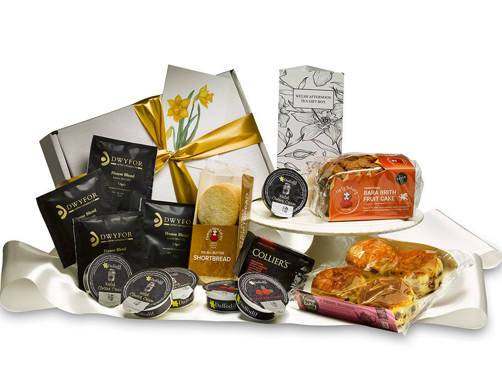 Daffodil Coffee Lovers Welsh Afternoon Tea Hamper