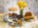 Deluxe Welsh Afternoon Tea with bara brith fruit cake
