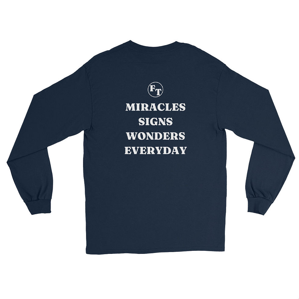 Miniatura: Miracles Signs And Wonders Long Sleeve Shirt