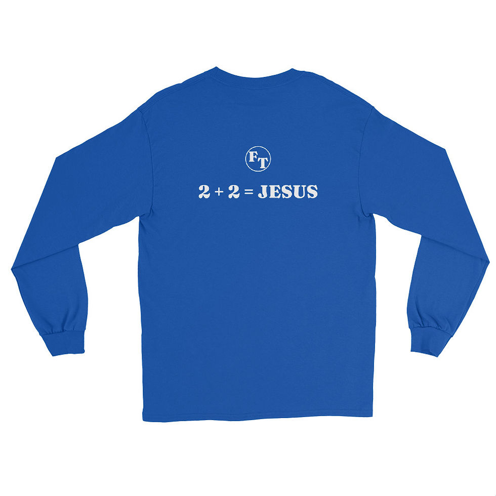 Thumbnail: 2 + 2 = Jesus Long Sleeve Shirt