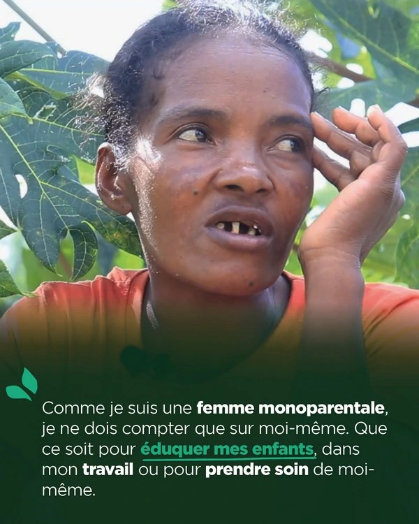 Histoire de Zanajafy, une femme monoparentale qui diversifie l’alimentation de sa famille grâce à Cœur de Forêt