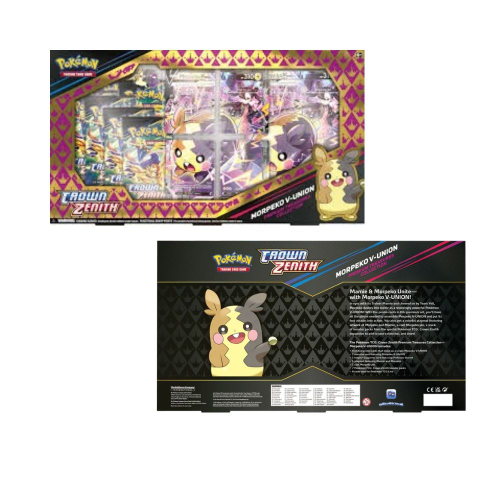 Pokemon Crown Zenith Morpeko V-Union Premium Treasures Collection