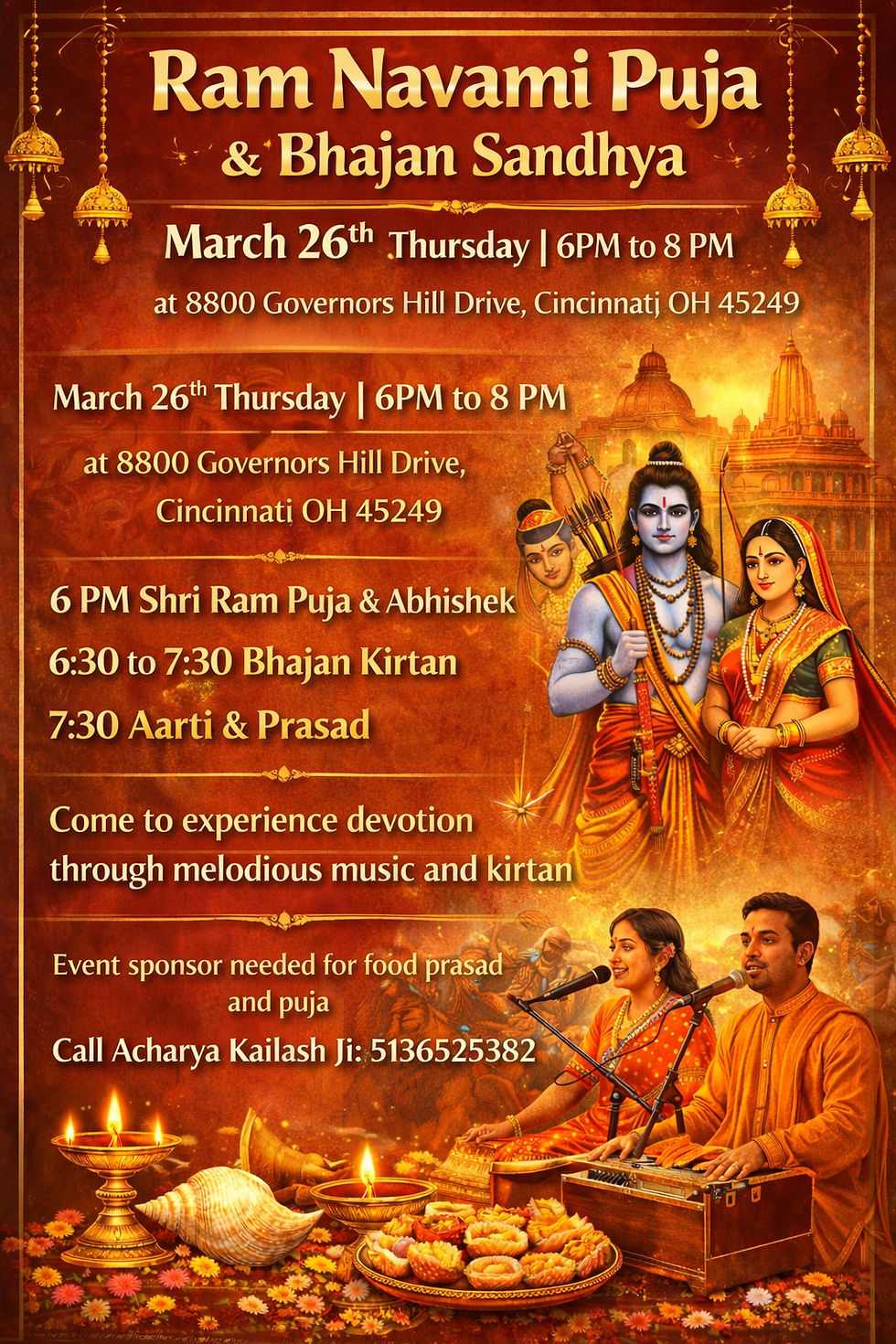 Shri Ram Navami Puja And Bhajan Sandhya