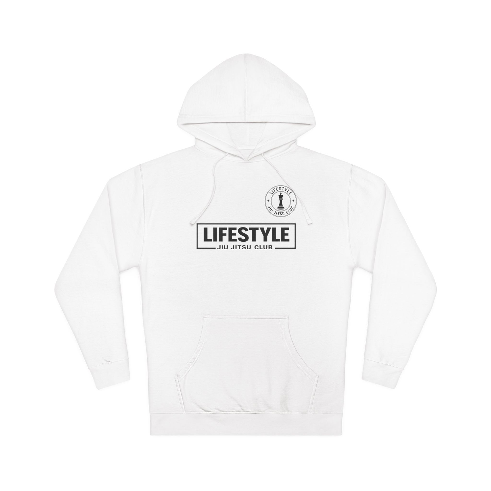 Jiu Jitsu Lifestyle Hoodie — "Lifestyle Jiu Jitsu Club" Pullover (22 Back Print)
