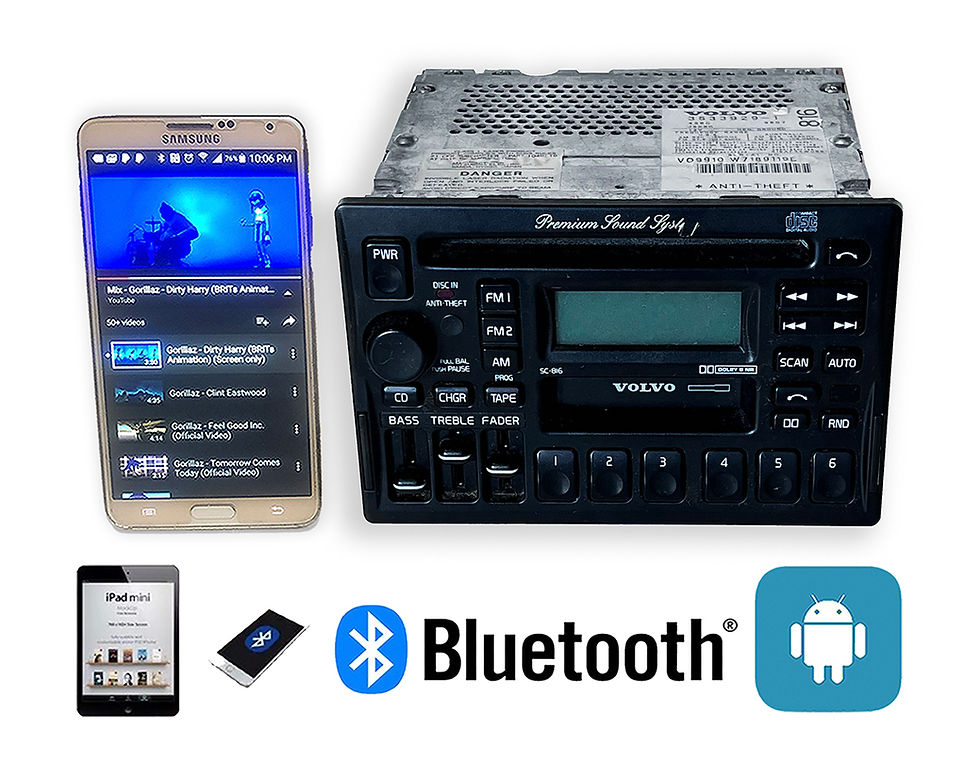 Thumbnail: ✅95-00 Volvo SC-815 Premium Sound System OEM Radio Bluetooth Handsfree Calling