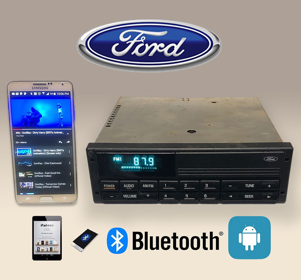 Thumbnail: ✅93-94 Ford Ranger AM FM Audio OEM Radio BLUETOOTH HANDSFREE CALLING CAPABILITY 