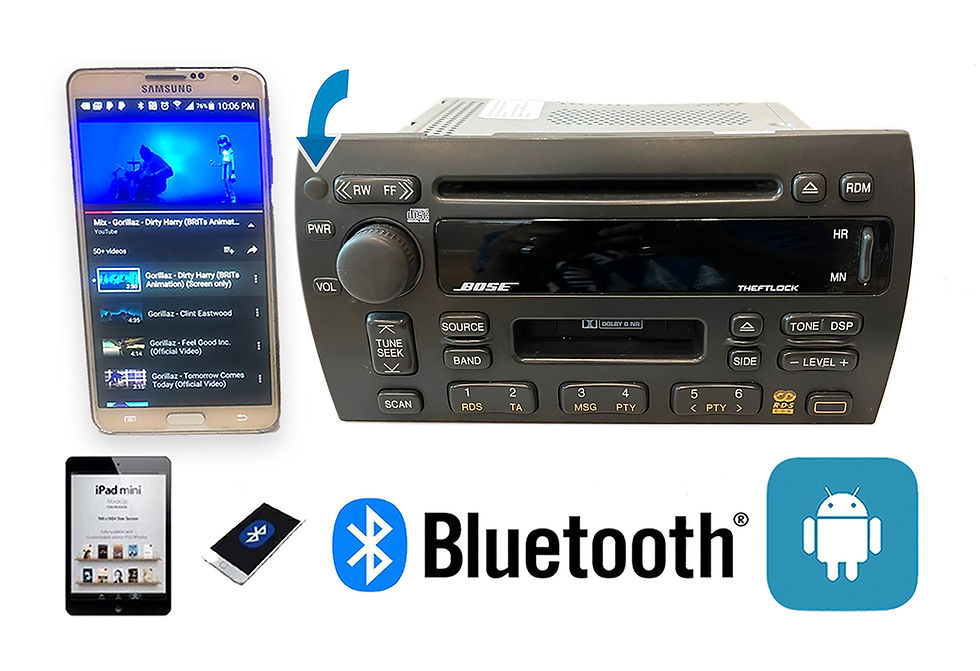 Thumbnail: ✅00-01 Cadillac DeVille Audio Radio Bose AMFM CD 16266926 Bluetooth Handsfree