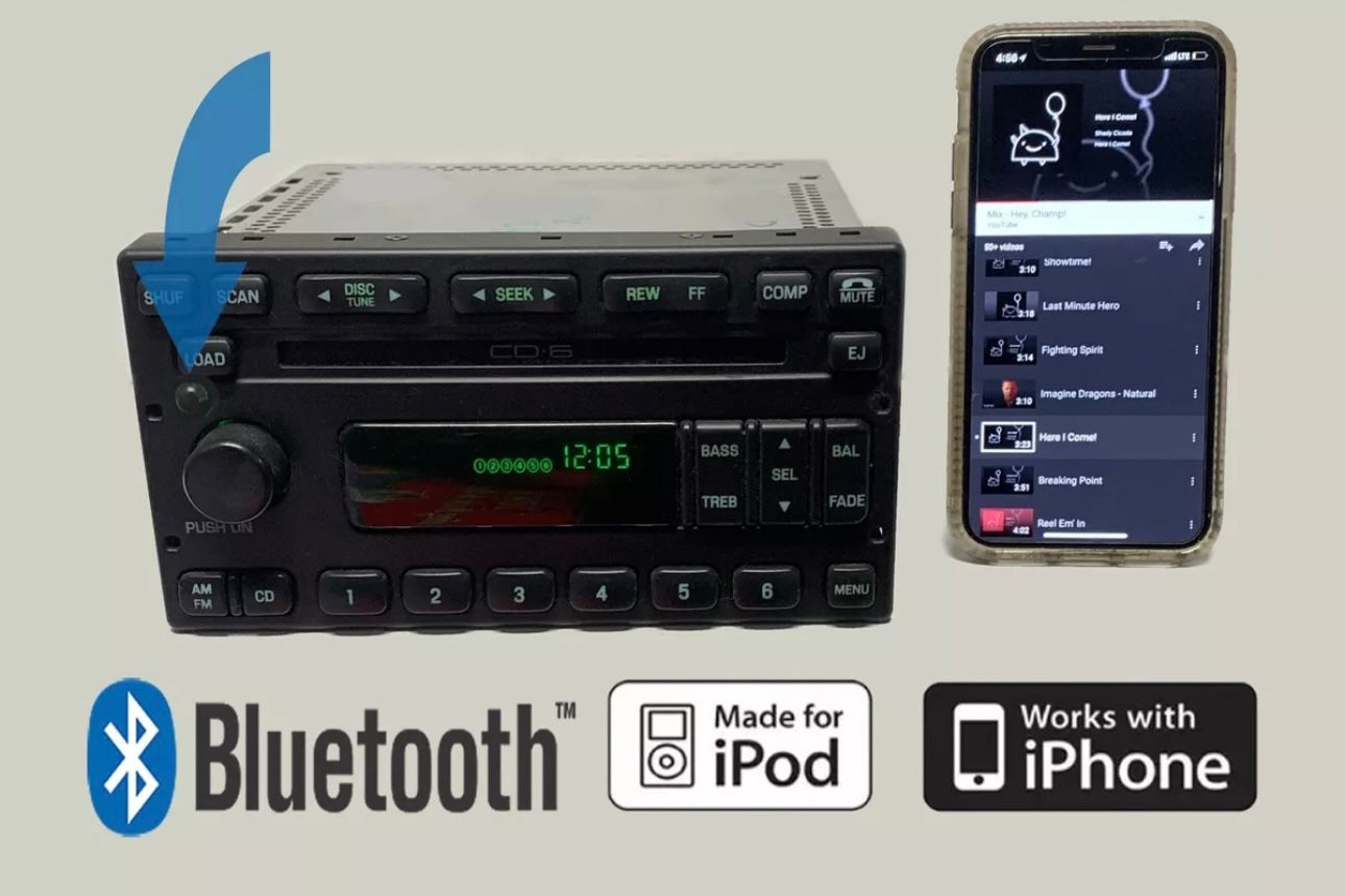 ✅FORD EXCRSION  F150 F250 F350 EXPLORER MERCURY RANGER 6CD BLUETOOTH OEM STEREO