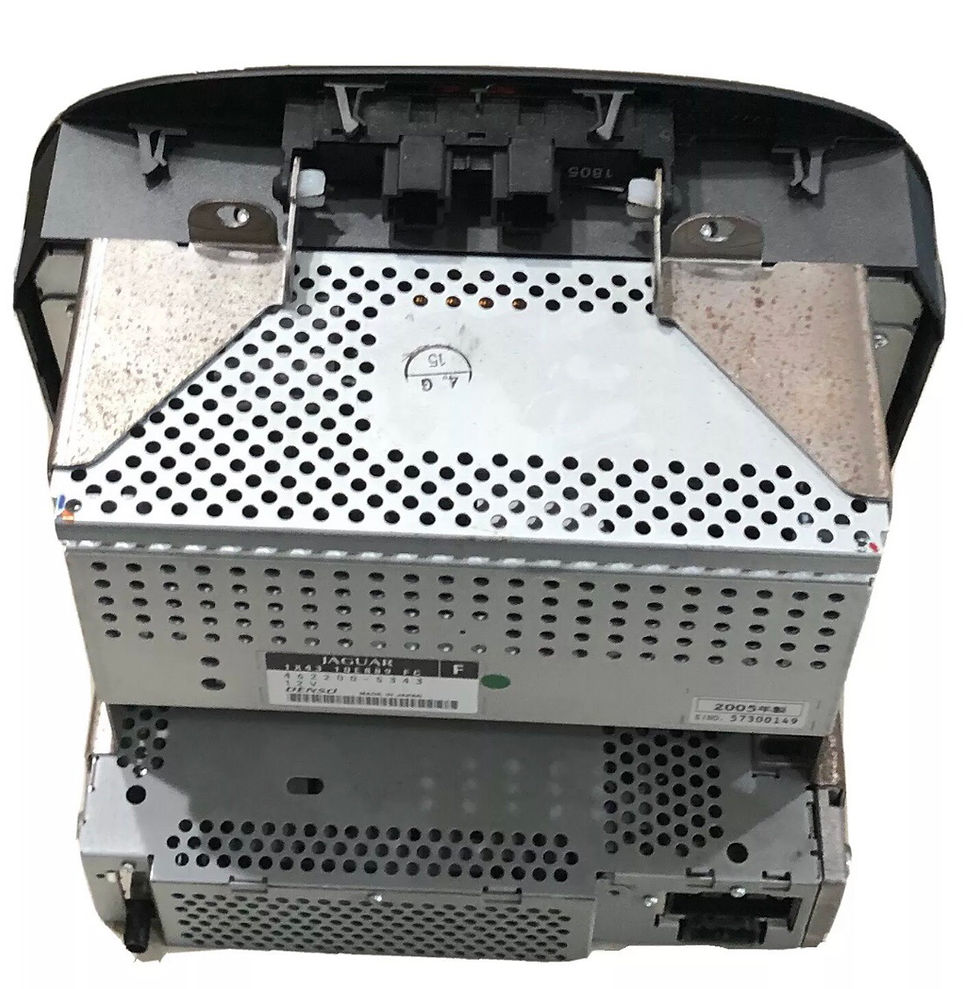 Thumbnail: ✅03-08 OEM JAGUAR X-TYPE GPS DISPLAY SCREEN BLUETOOTH HANDSFREE CALLING UNIT