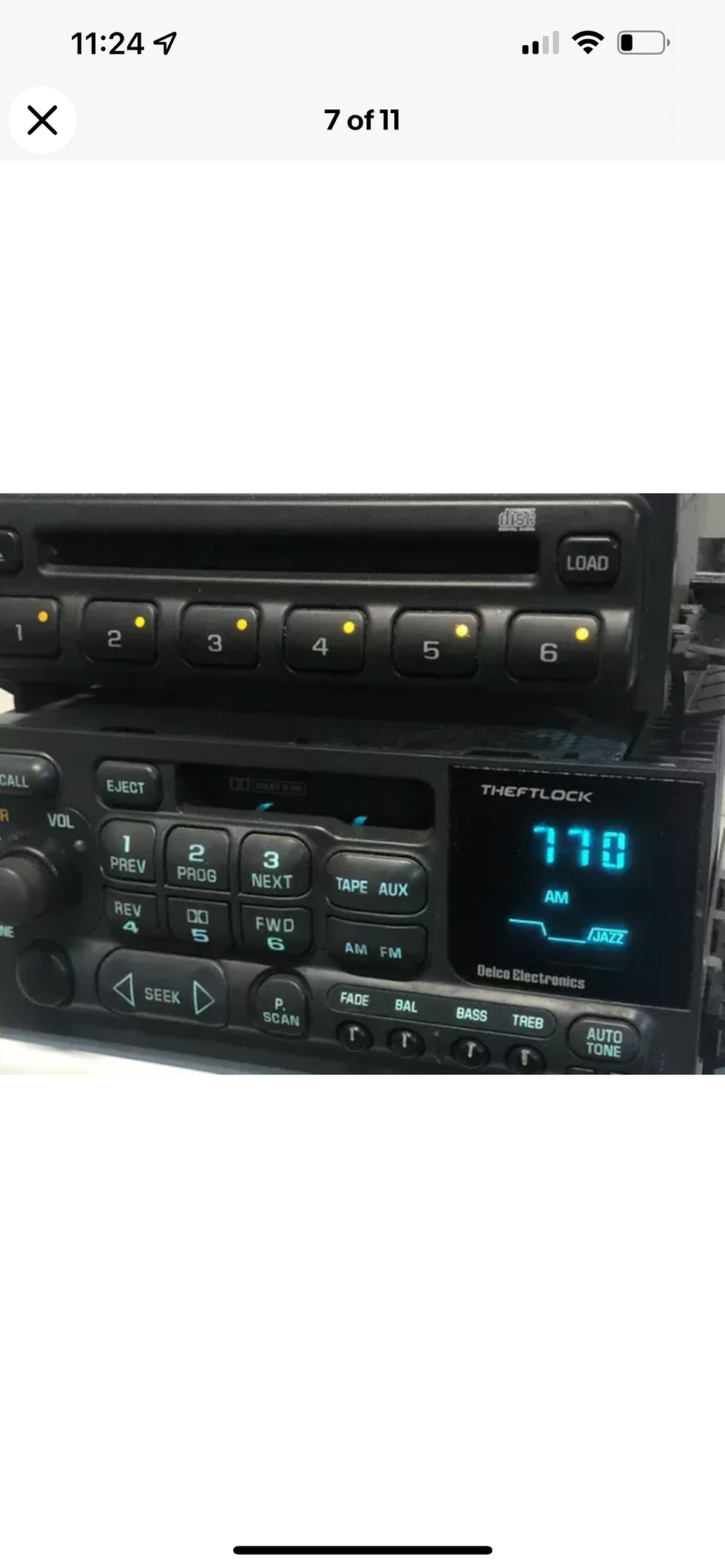 Thumbnail: 95-2002 GM GMC SIERRA CHEVY TAHOE w/ CD CHANGER REMOTE SLAVE CAPABILITY 1995