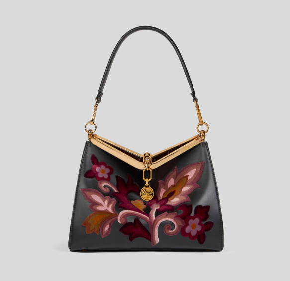 Etro - Bolso Vela mediano bordado-contrato mensual