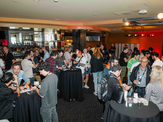 Crowd at Max Power Gaming industry mixer at RDC
