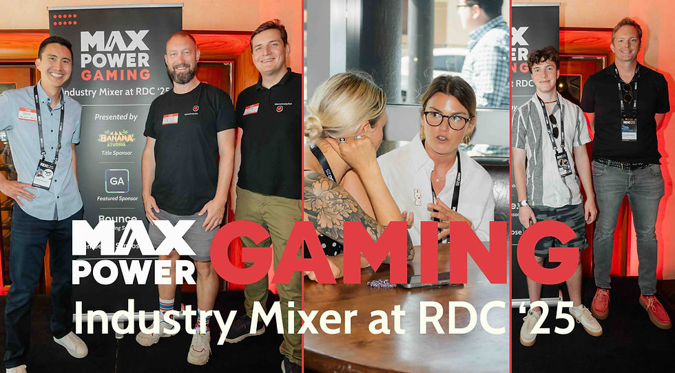 People at Max Power Gaming industry mixer at RDC