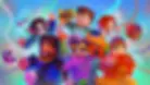 Roblox avatars posing together with different outfits