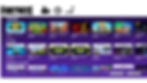 Rows of Fornite creative game thumbnails