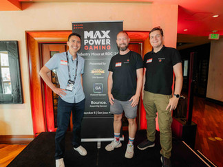 Crowd at Max Power Gaming industry mixer at RDC