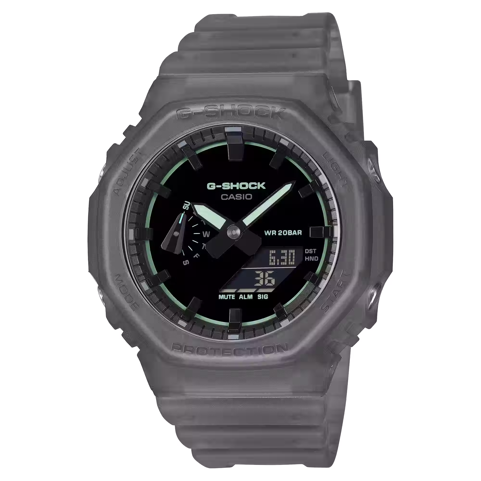 G-Shock Ana/Digi Watch In Smoke & Black