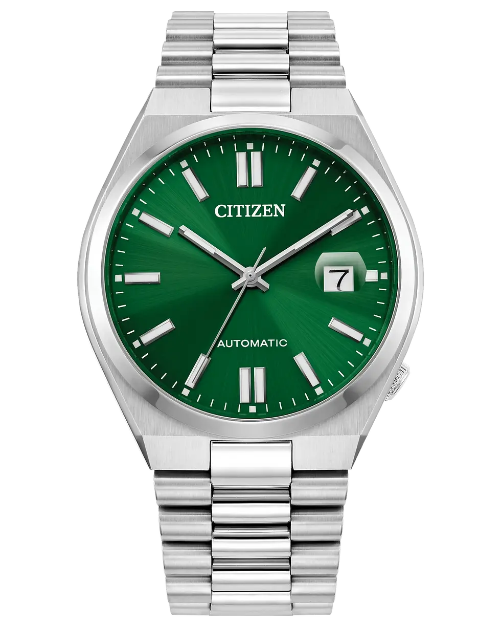 Thumbnail: Citizen Men's Tsuyosa Green Dial Stainless Steel Watch