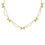 Thumbnail: Gold Tone Bow Strand Necklace