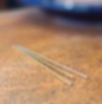 Sterling Silver Gold Plated & Diamond Cocktail Stick