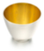 Sterling Silver Gilt Tot "One For The Road" - side view