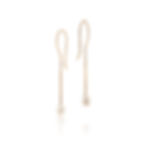 9ct Yellow Gold & Pearl Drop Earrings - front view