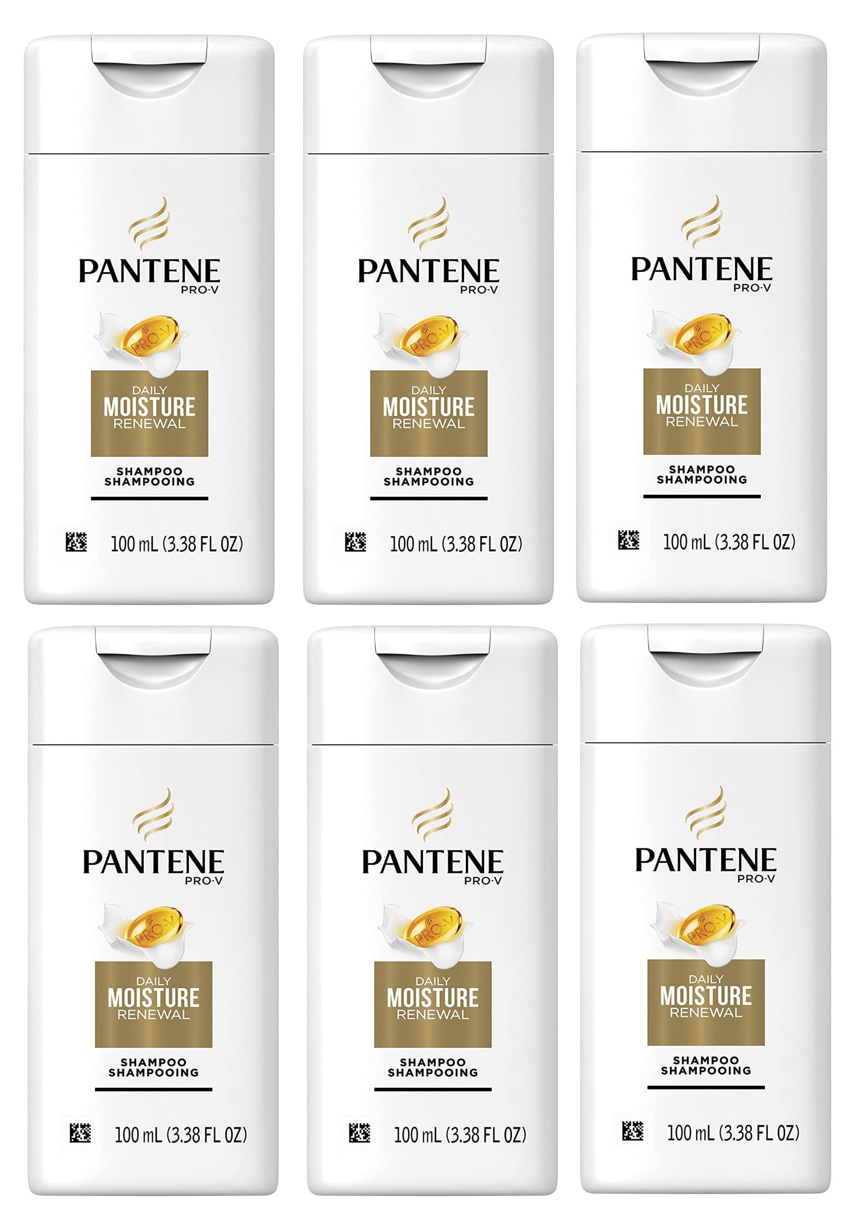 Pantene Pro-V Daily Moisture Renewal Hydrating Shampoo 3.38 Fl Oz Travel Size (P