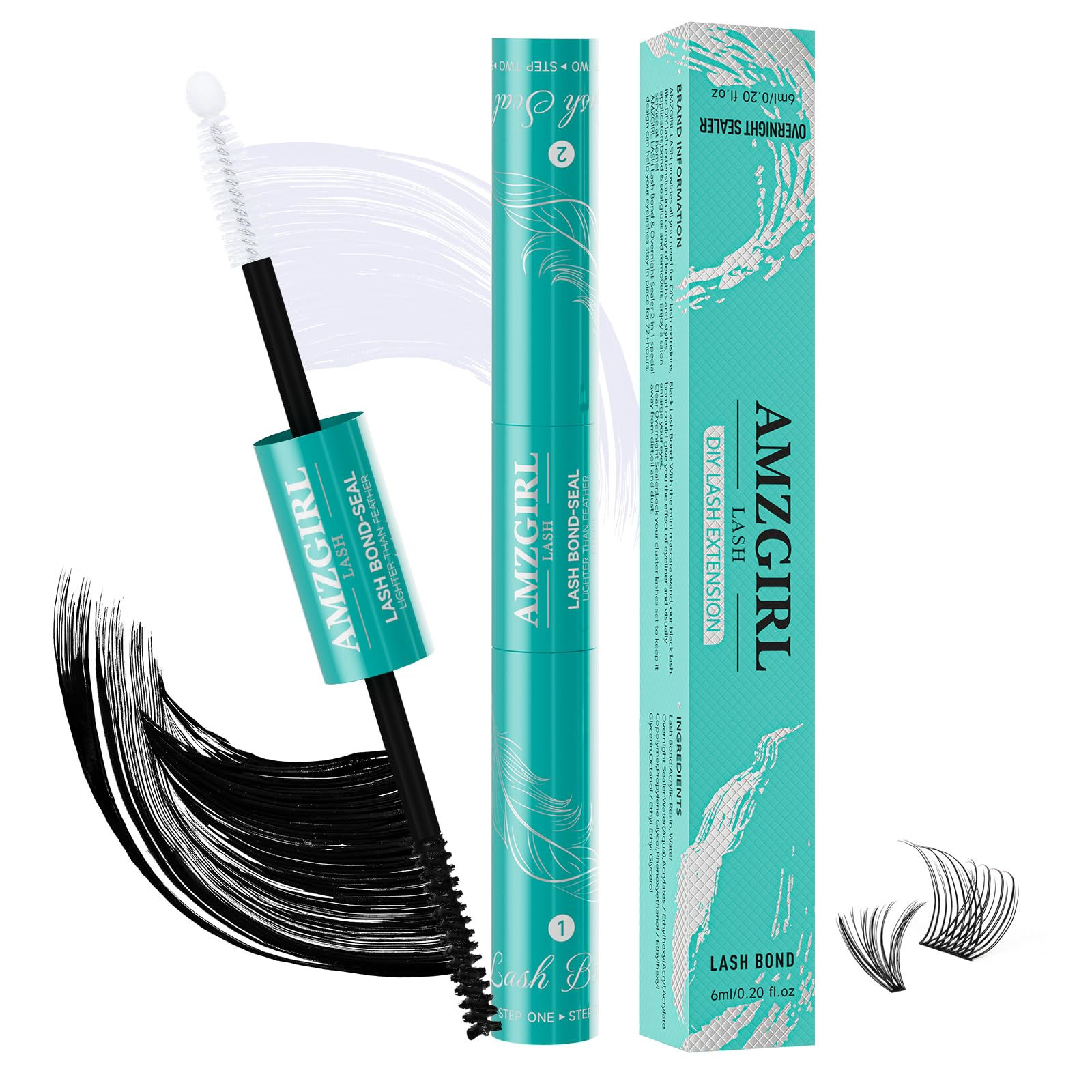Lash Bond and Seal Eyelash Cluster Glue House of Lash Clusters Mascara Wand Glue