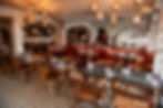 Elegant dining room interior at 7 Enoteca in downtown Oakville