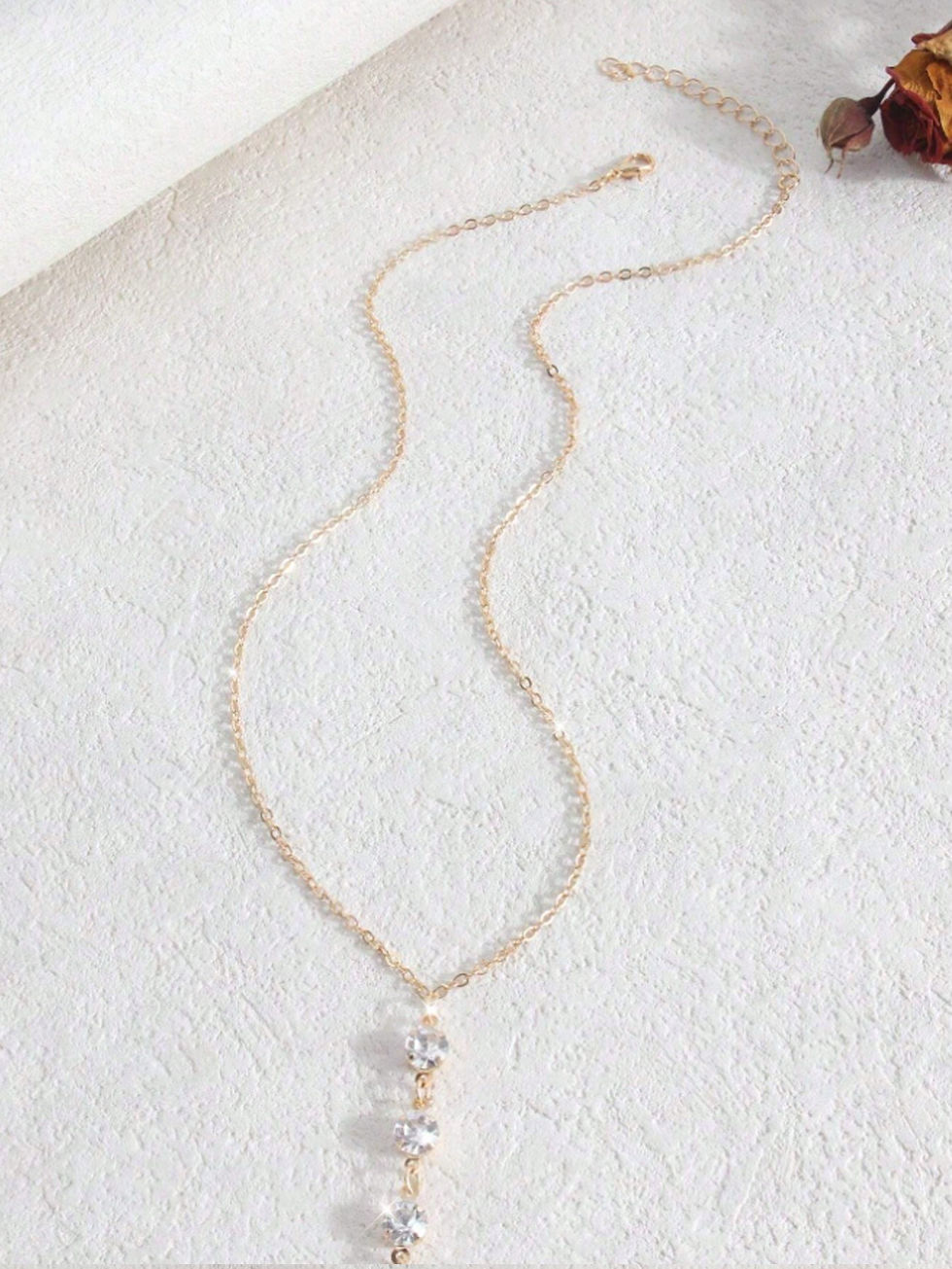 Thumbnail: Y ketting Emma | lange ketting goud