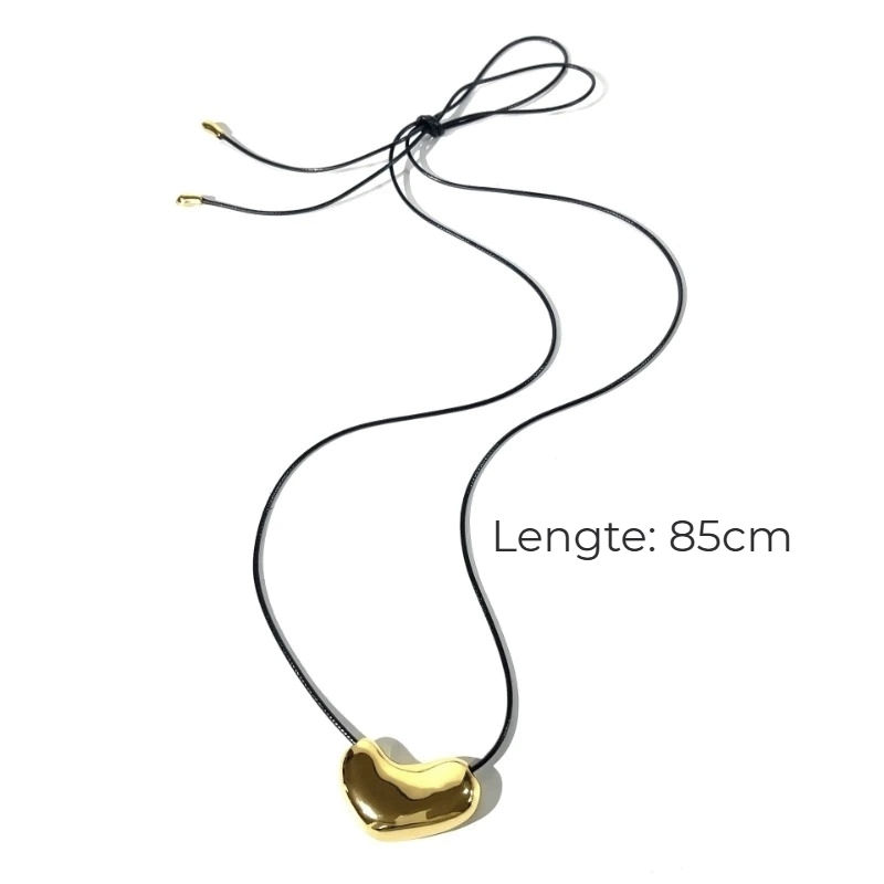 Thumbnail: Beatrice | lange ketting met hanger