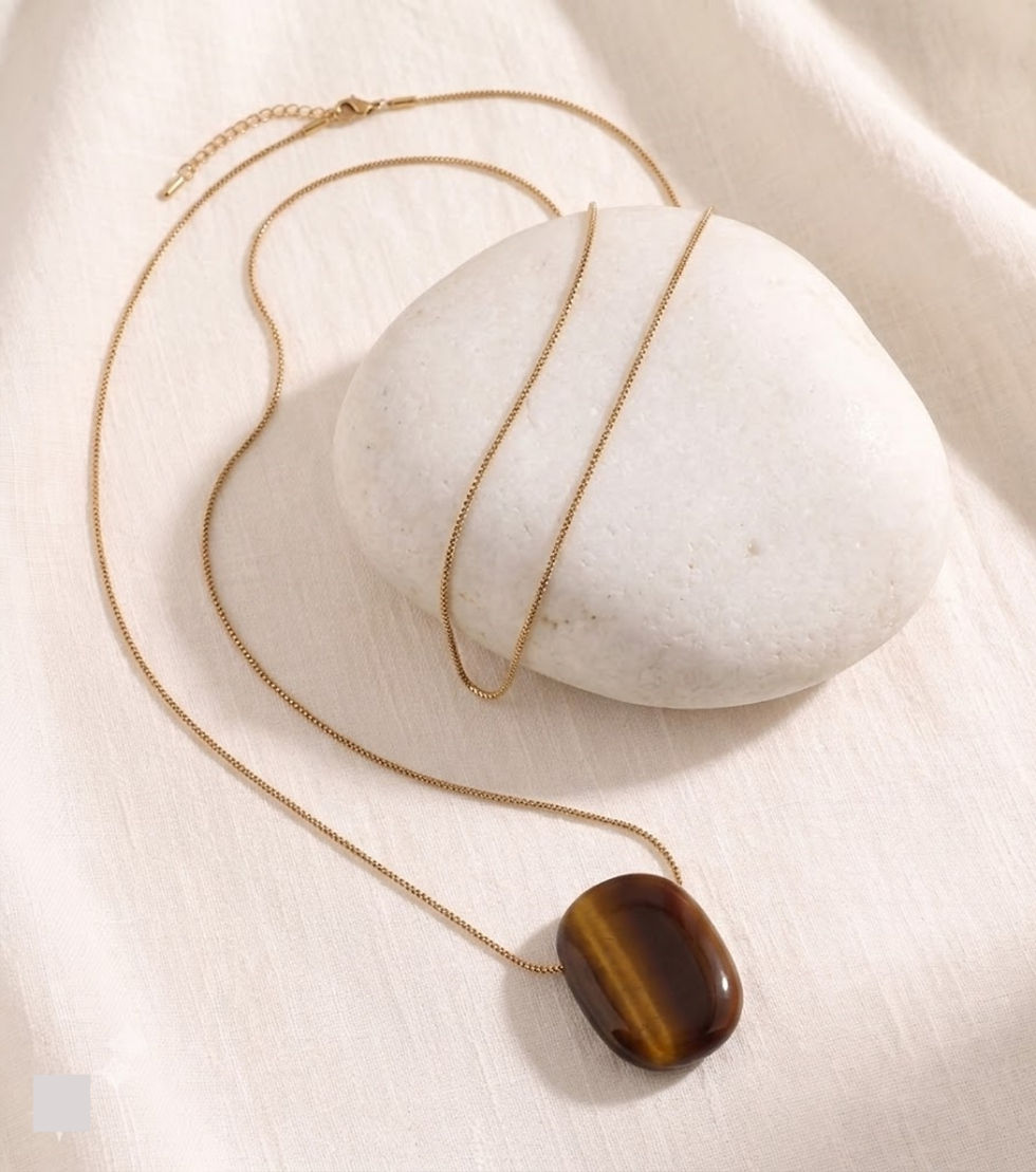 lange ketting met ovale hanger van world's finest bovenaanzicht